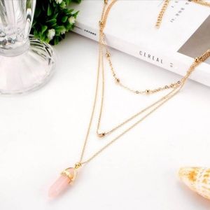 Gold Gemstone Necklace